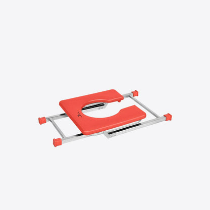 Medvance Portable Folding Commode Stool, Square - Medvance Surgicals