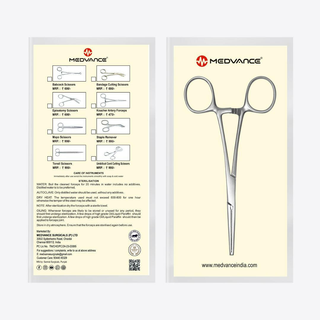 Medvance Koucher Artery Forceps - Medvance Surgicals