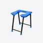 Medvance Portable Folding Commode Stool, Square - Medvance Surgicals